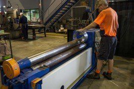 Plate Rolling & Pipe Bending — Meadowbrook, QLD — Samin Sheet Metal