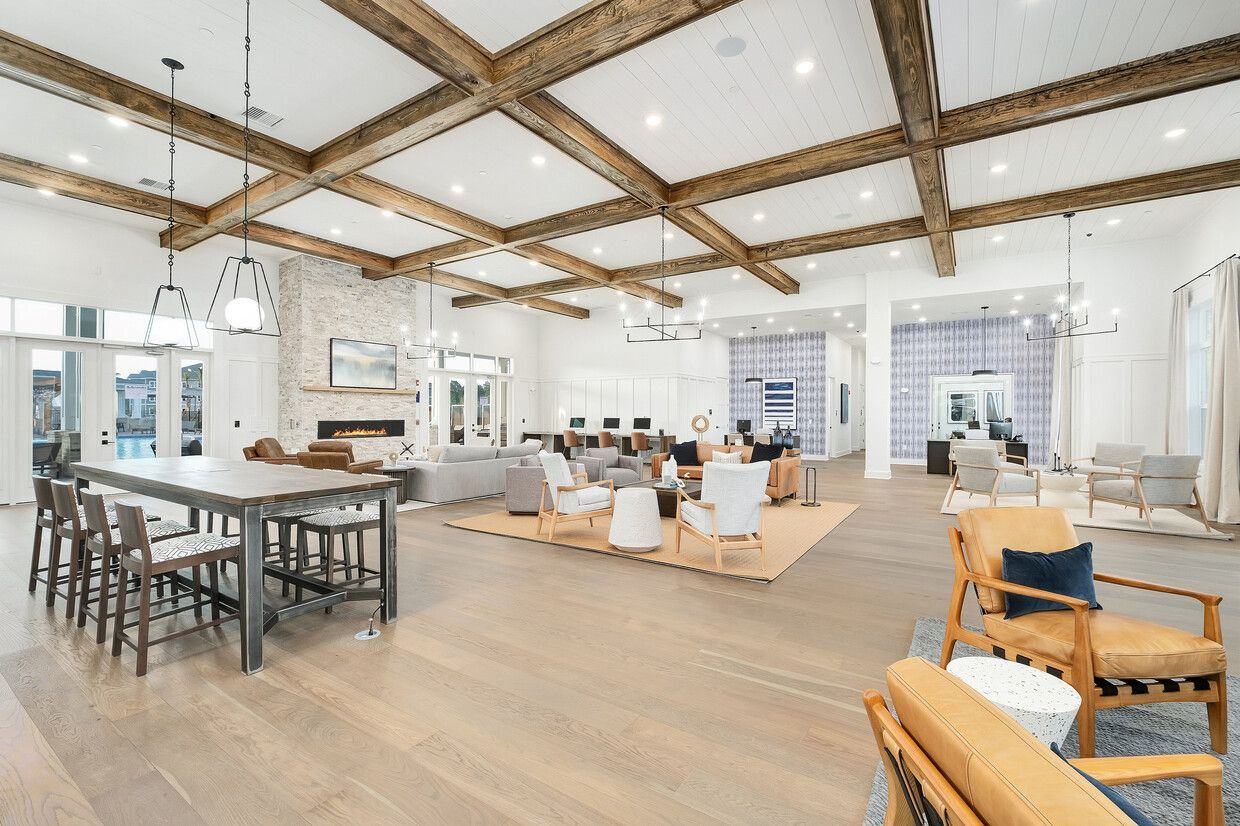 a clubhouse interior room.
