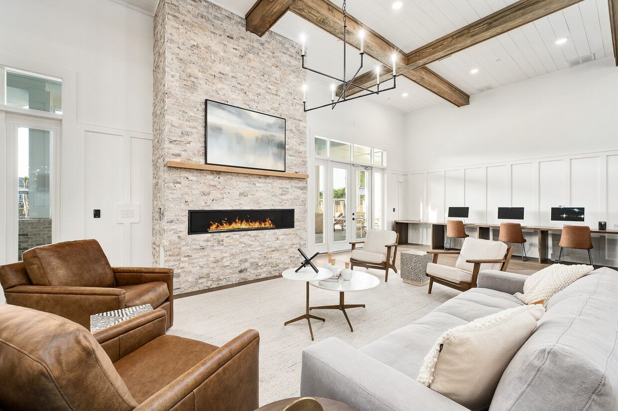 a clubhouse interior room.