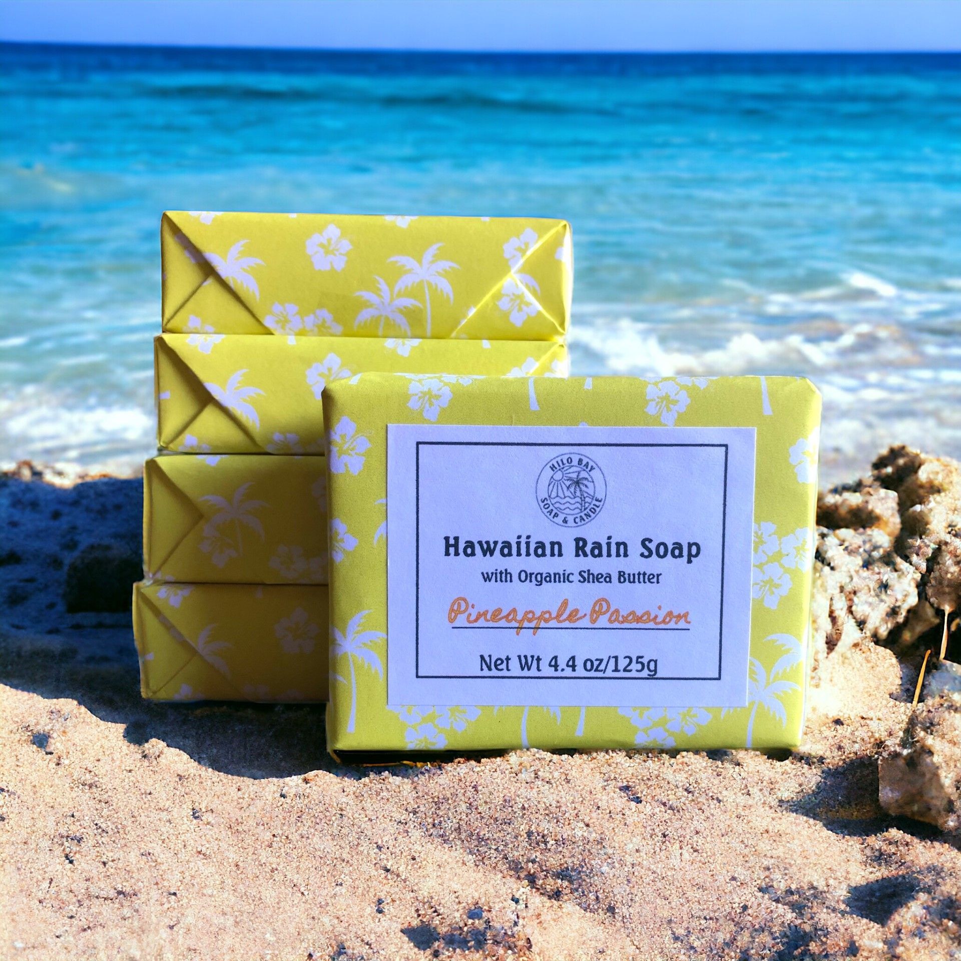 4.4 oz size Pineapple Passion soap bar
