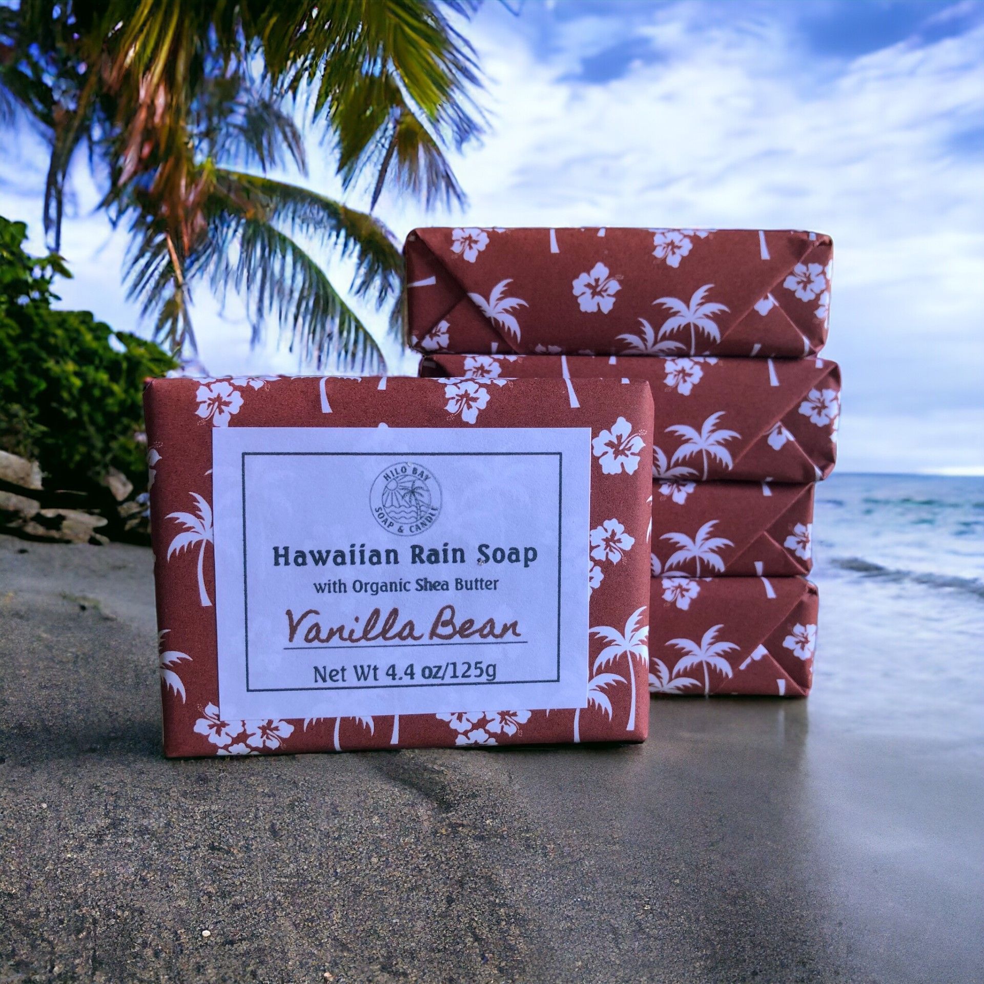 4.4 oz size Vanilla Bean soap bar