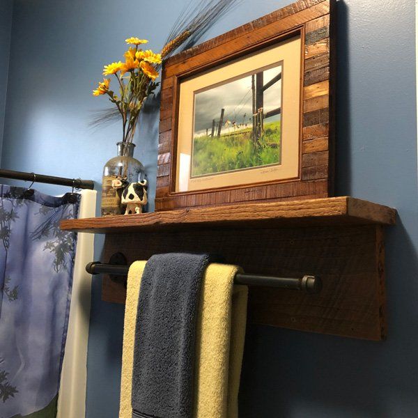 yellow hutch cabinet