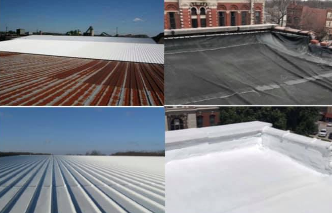 Repairing Commercial Building Roof - Evansville, IN - Commercial Coatings