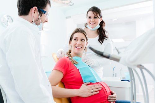 Pregnant Woman And Dentist