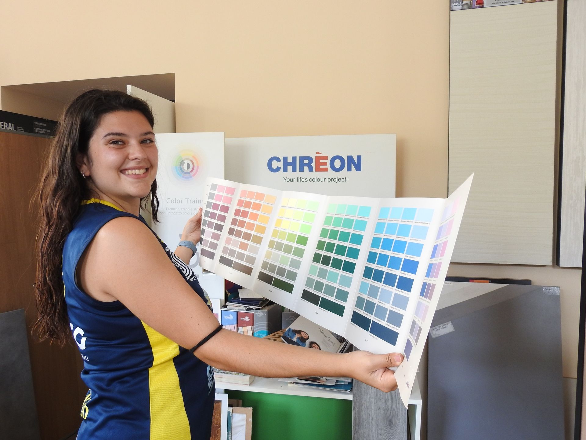 Pallavolista Volley Messina sponsor  Colorificio Giorgianni CHRÈON