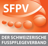 The logo for sfpv der schweizerische fusspflegeverband