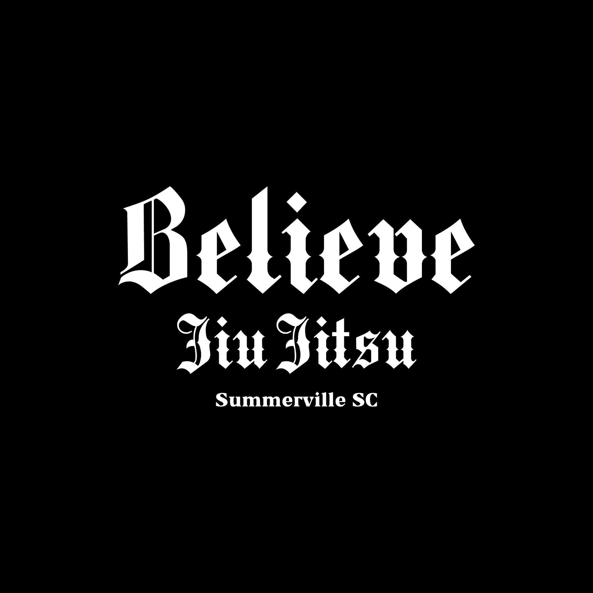 Believe Brazilian Jiu-Jitsu, Summerville, SC Logo