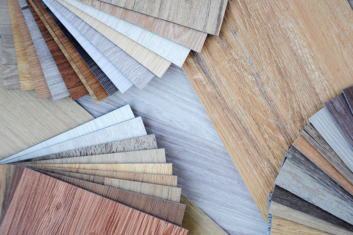 There are many different types of wood in this picture.