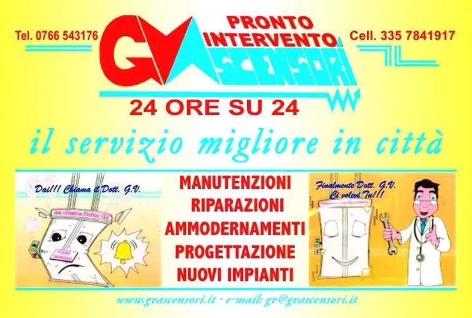 riparazione e manutenzione di ascensori a Ladispoli