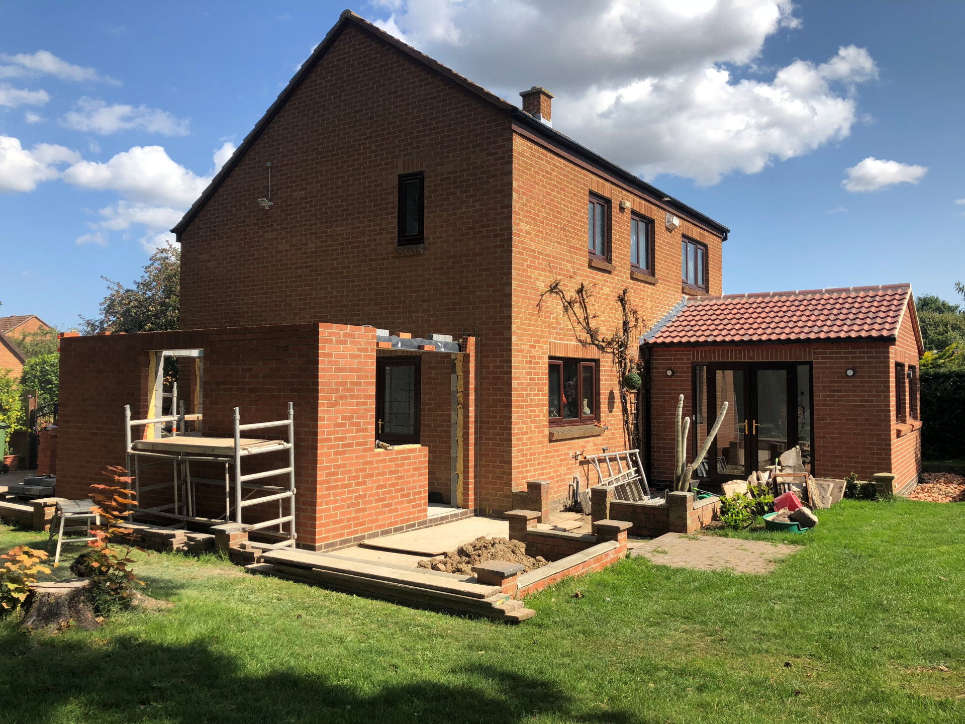 extension being built