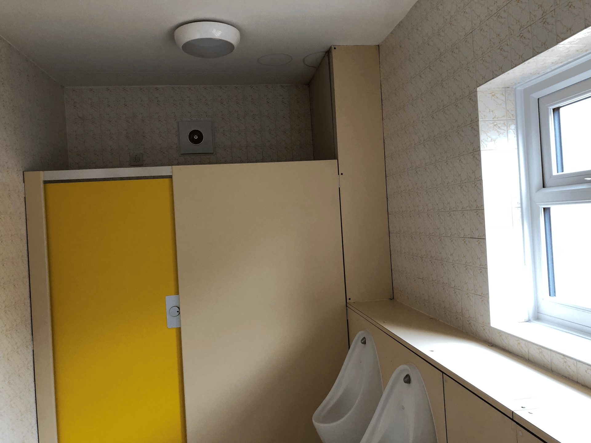 Gents toilet - before