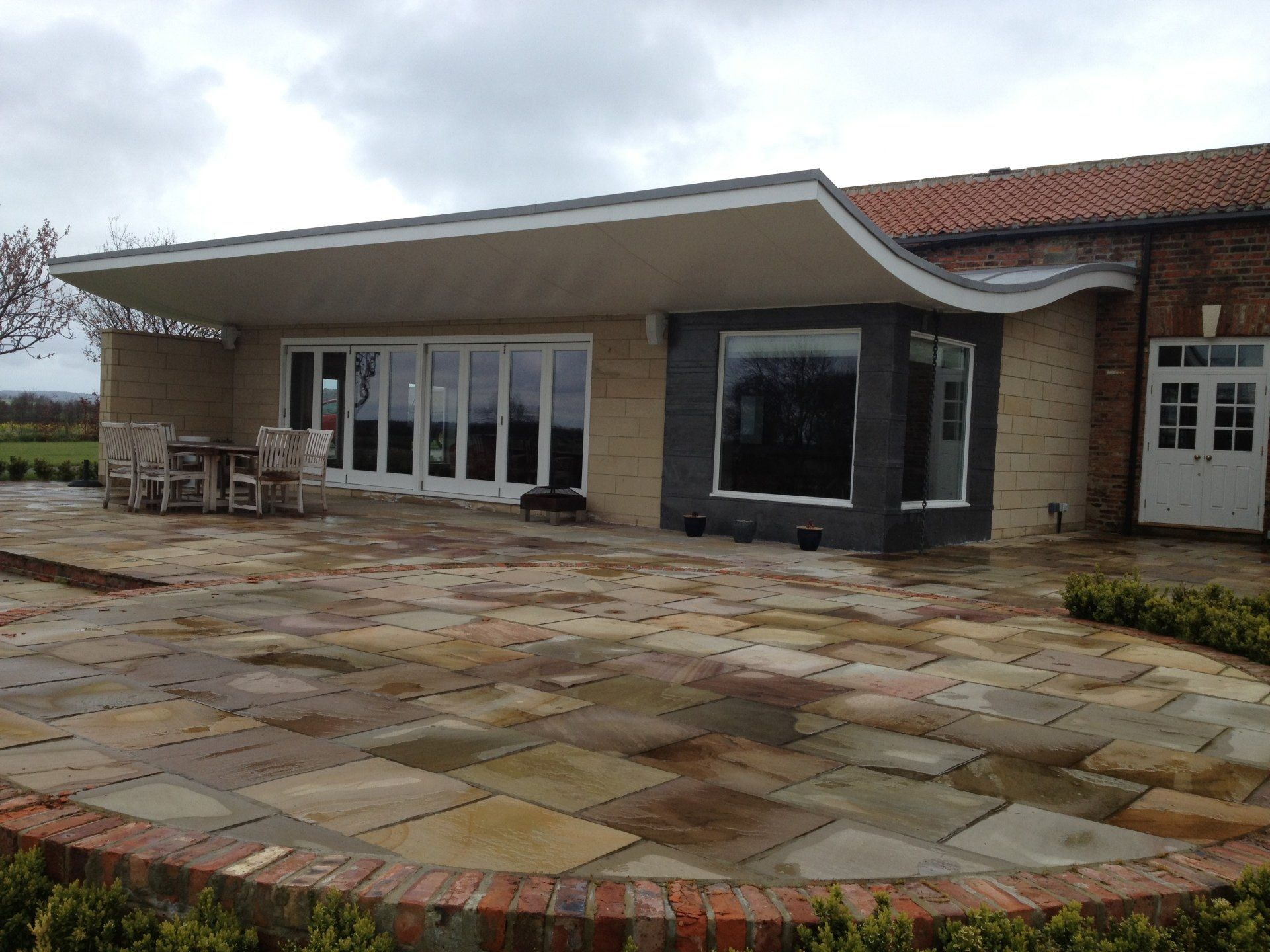 bespoke stone extension complete