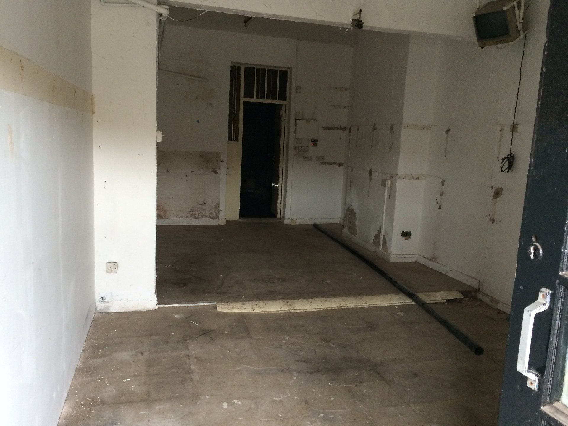 salon refurbishment  -  before