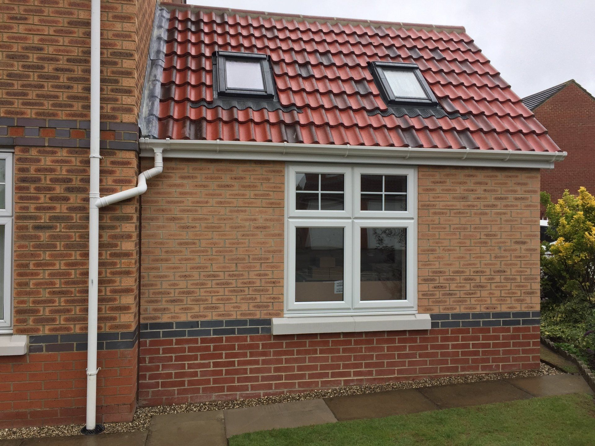 single storey vaulted roof extension