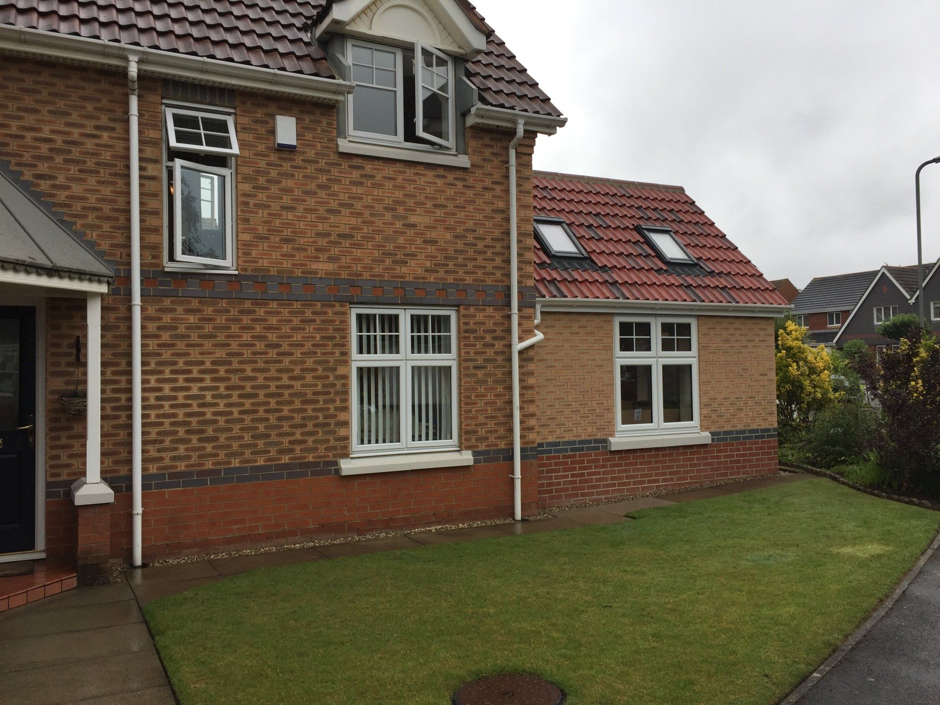 single storey vaulted roof extension