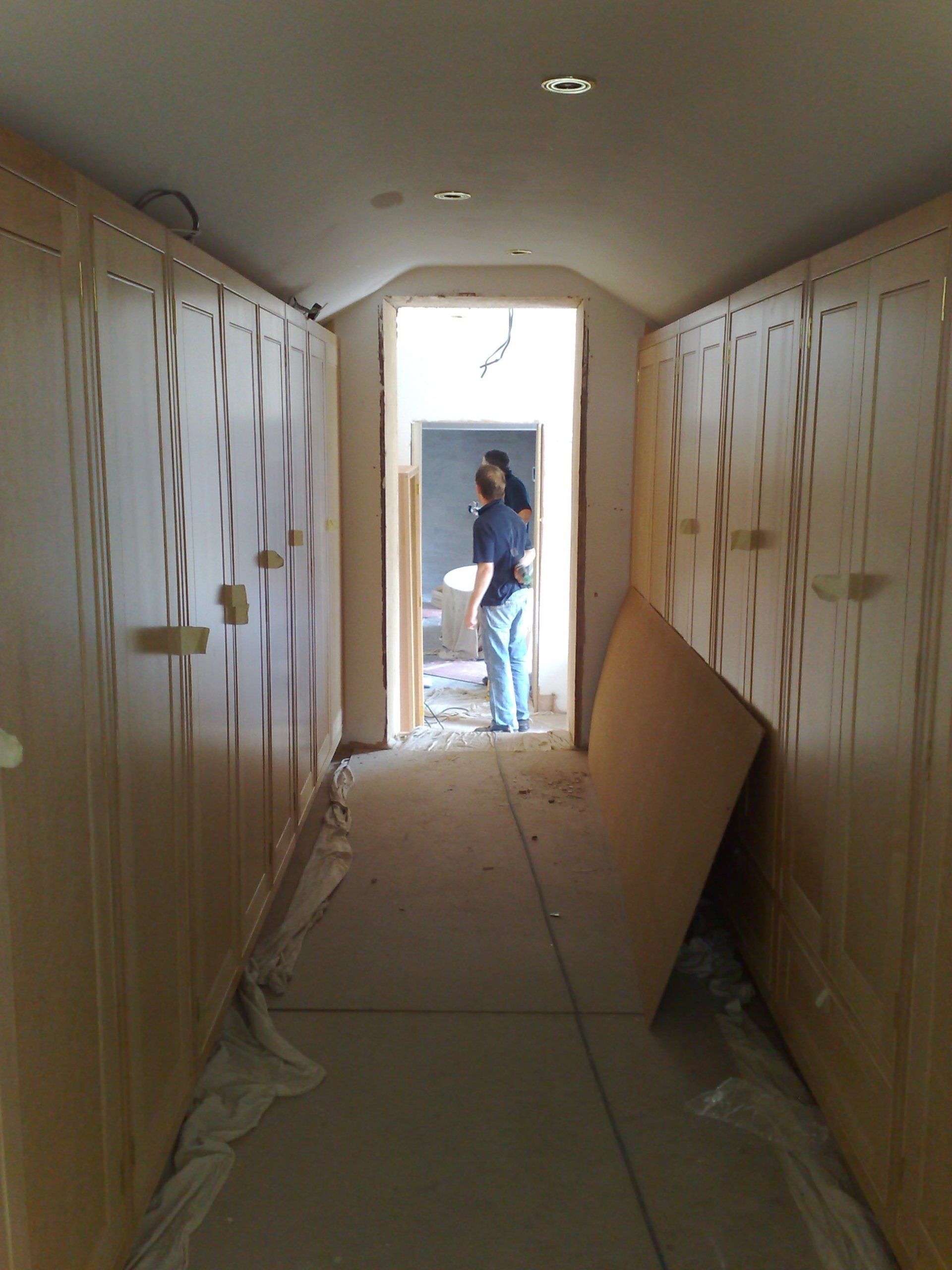 Walk-in Wardrobe - During