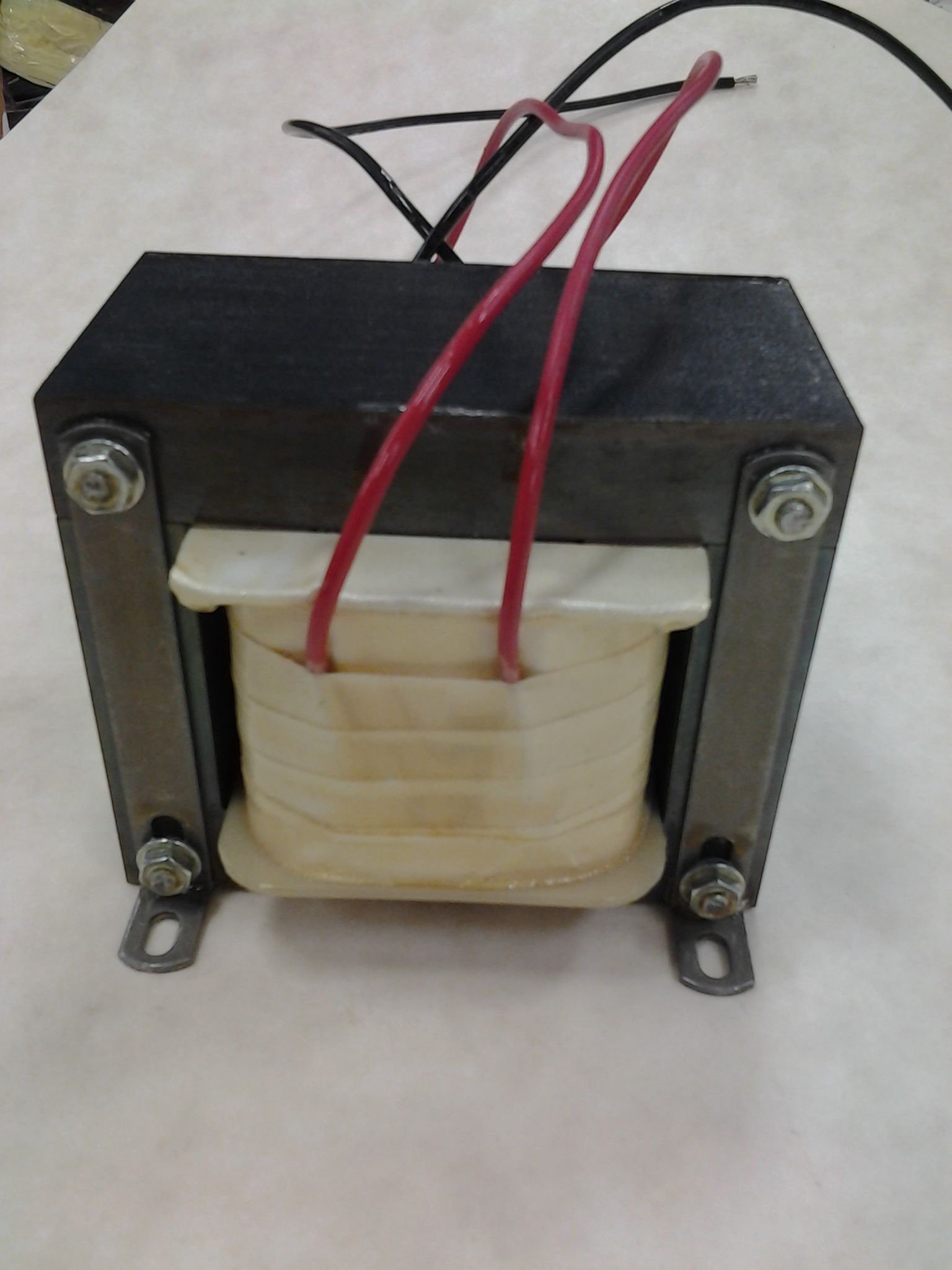 Transformer with red and black wires