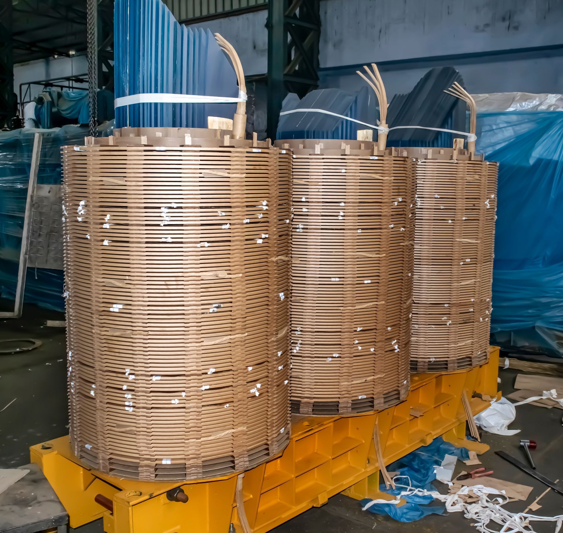 Winding of high voltage power transformer