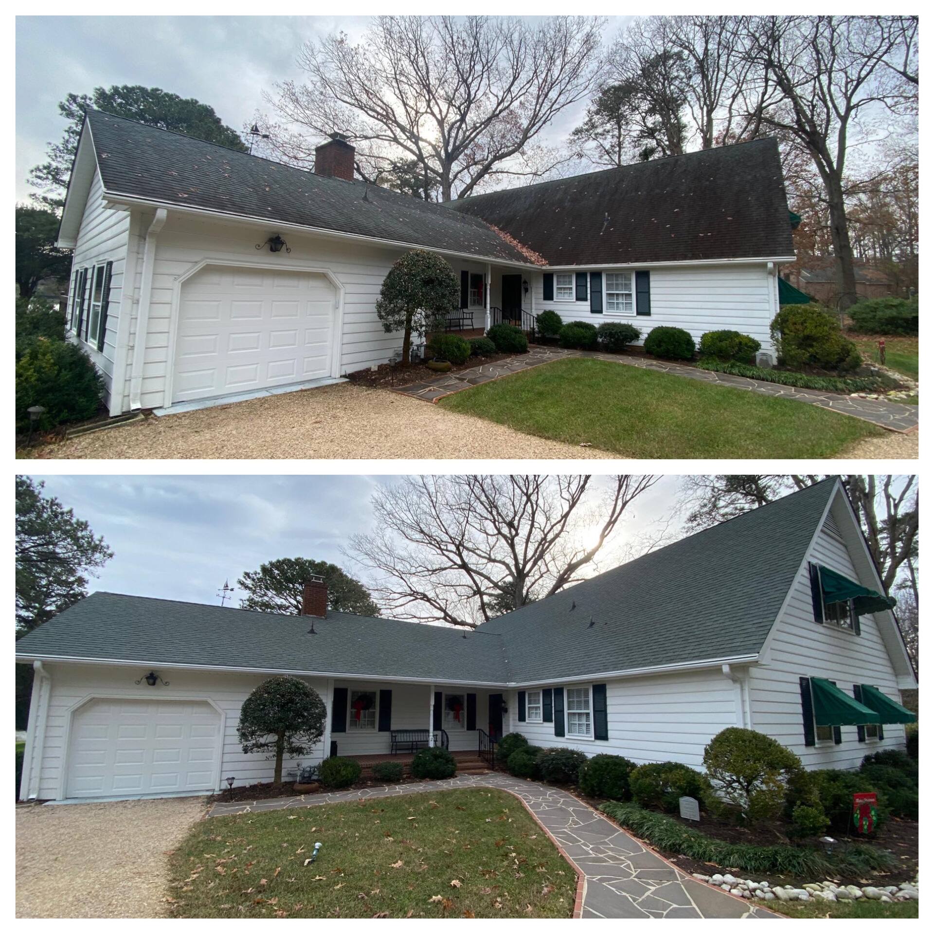 Roof cleaning service Williamsburg va