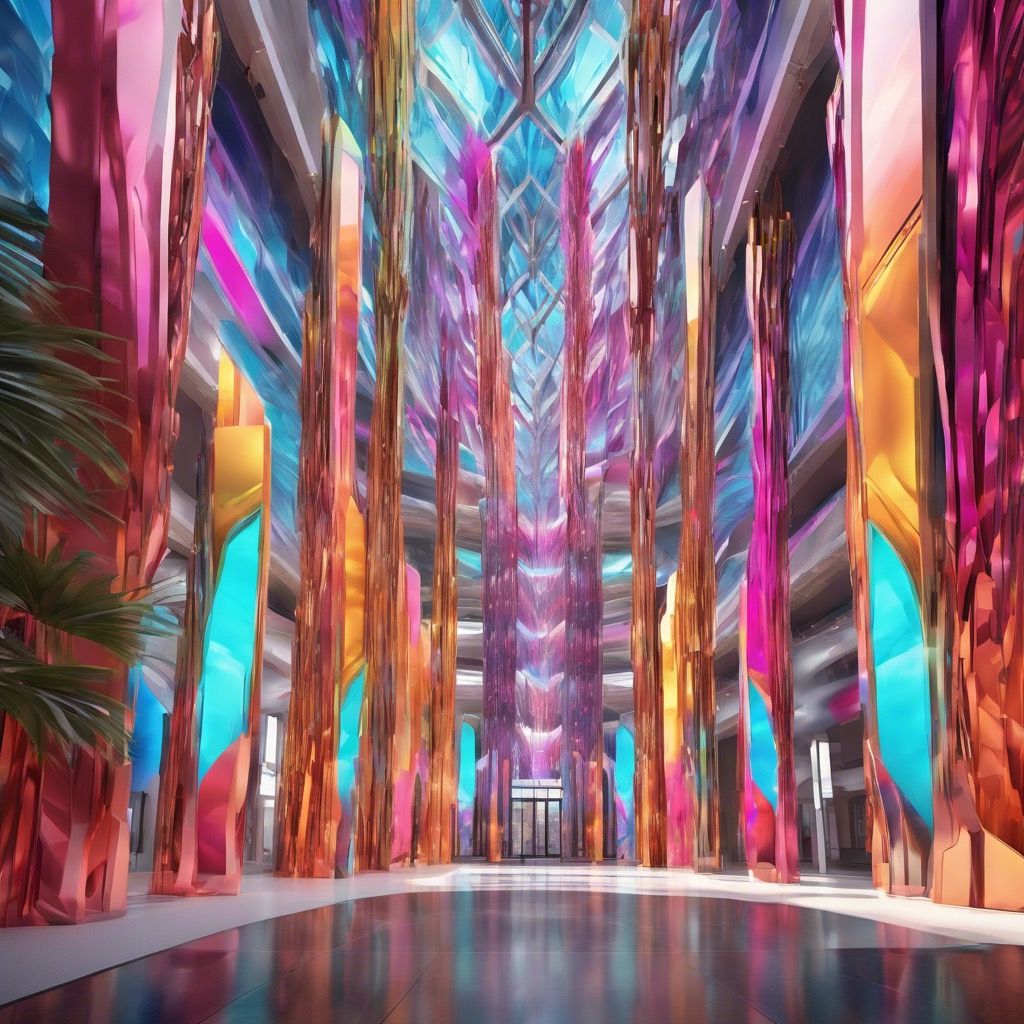 Scott Solutions NV art Gallery Concept utulizing new designed strength glass for artistic style and durability