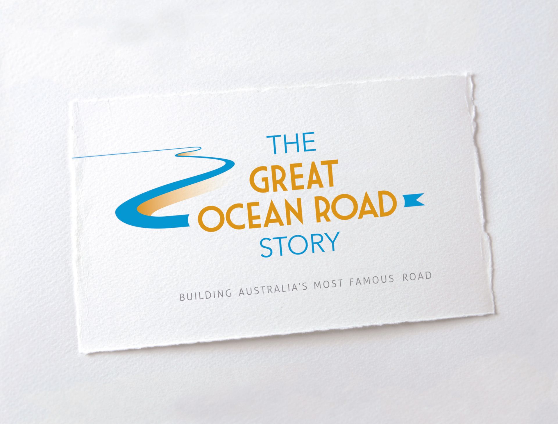 The Great Ocean Road Story - Visitor Centre. Identity and branding.  Design by Calvert & Co