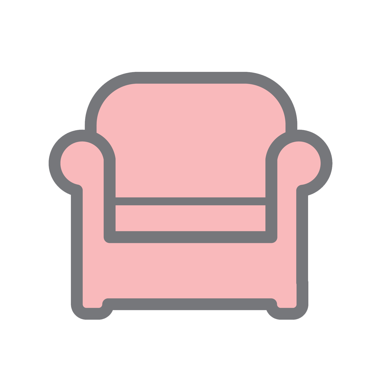 sofa chair icon