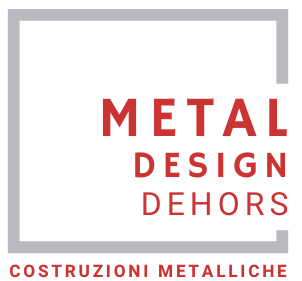 Metal design dehors logo