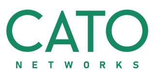 CATO NETWORKS logo in green letters.