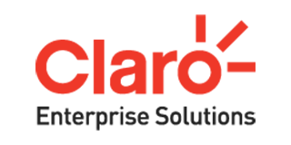 Claro Enterprise Solutions logo with red text on a white background.