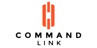 Logo of Command Link with orange icon and black text.