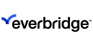 Everbridge logo with a blue checkmark and company name in black.