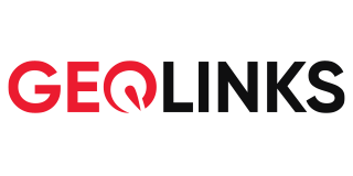 GeoLinks logo in red and black text.
