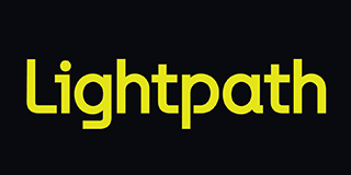 Lightpath logo in yellow text on a black background.