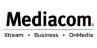 Mediacom logo with tagline 