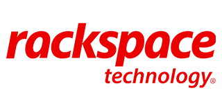 Rackspace Technology logo in red; white background.