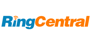 RingCentral logo: Blue text 
