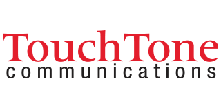 TouchTone Communications logo in red and black text.