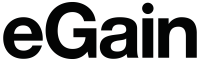 EGain logo in black.