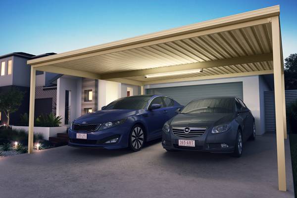 garage with car image