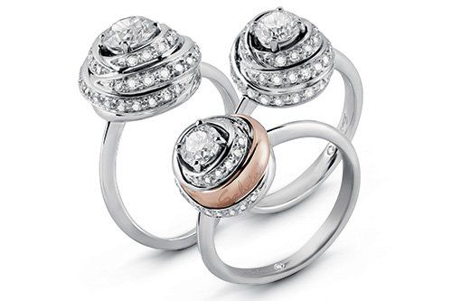 Alcuni modelli di anelli con diamanti