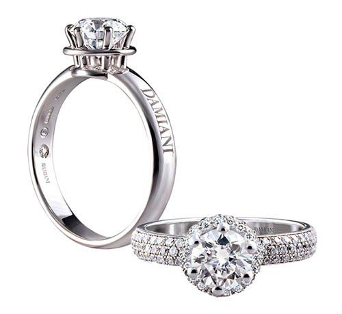 Anello con solitario - Marca Damiani