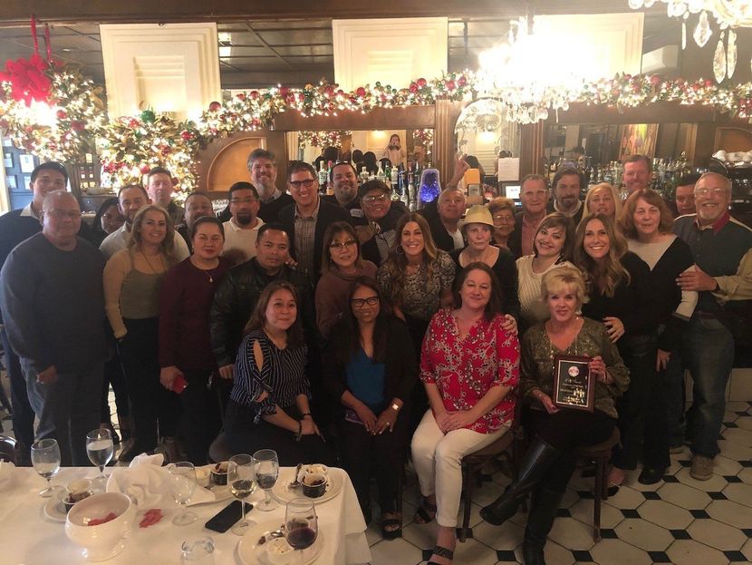 KLS Financial 2019 Holiday party team photo