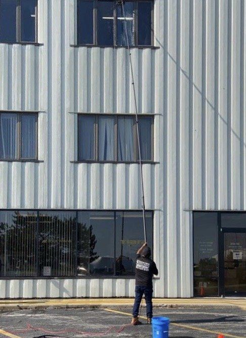 Commercial Window Cleaning — Waukegan, IL — Lakeview Window Cleaning