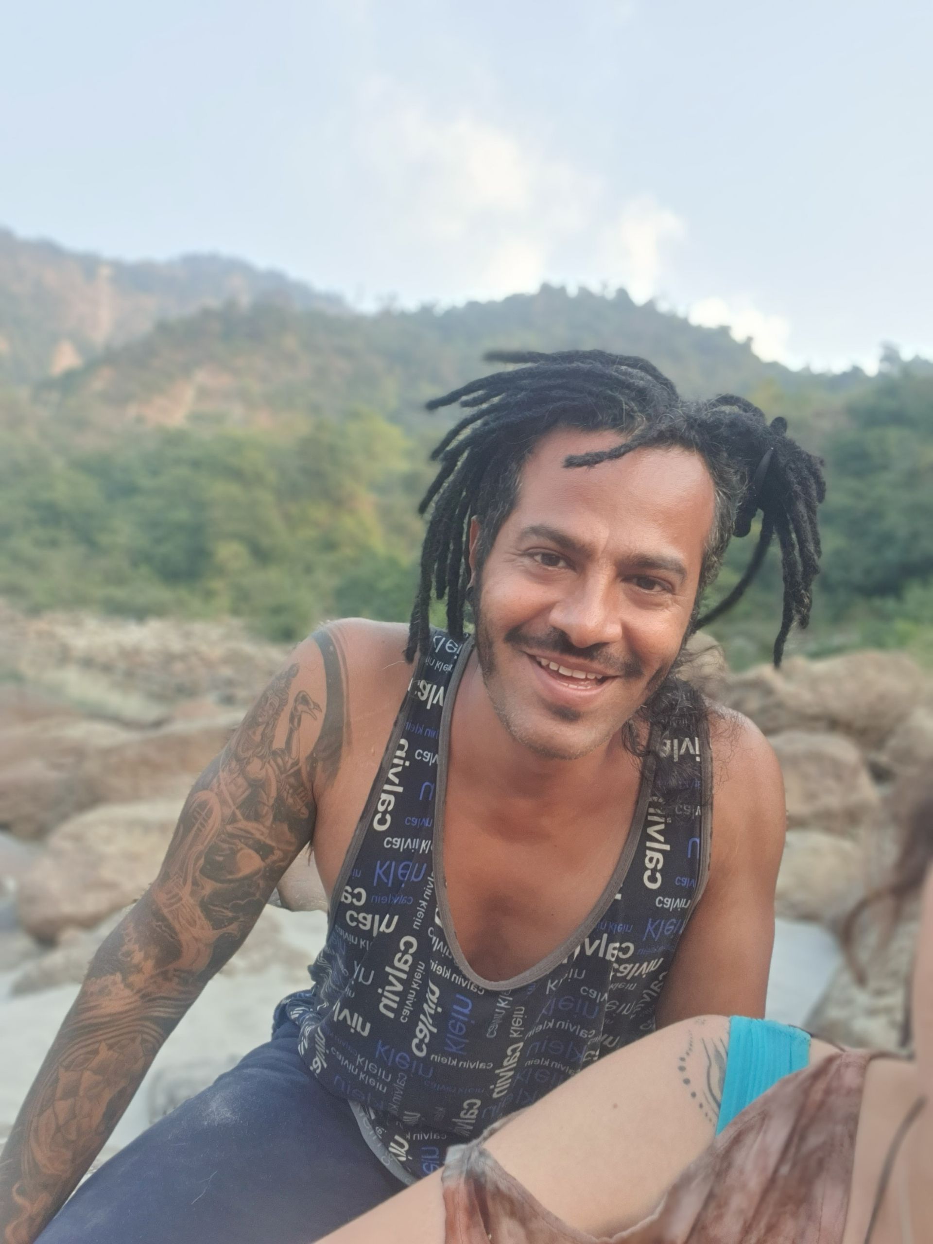 New set of funky locks with blunted ends, happy dreadhead