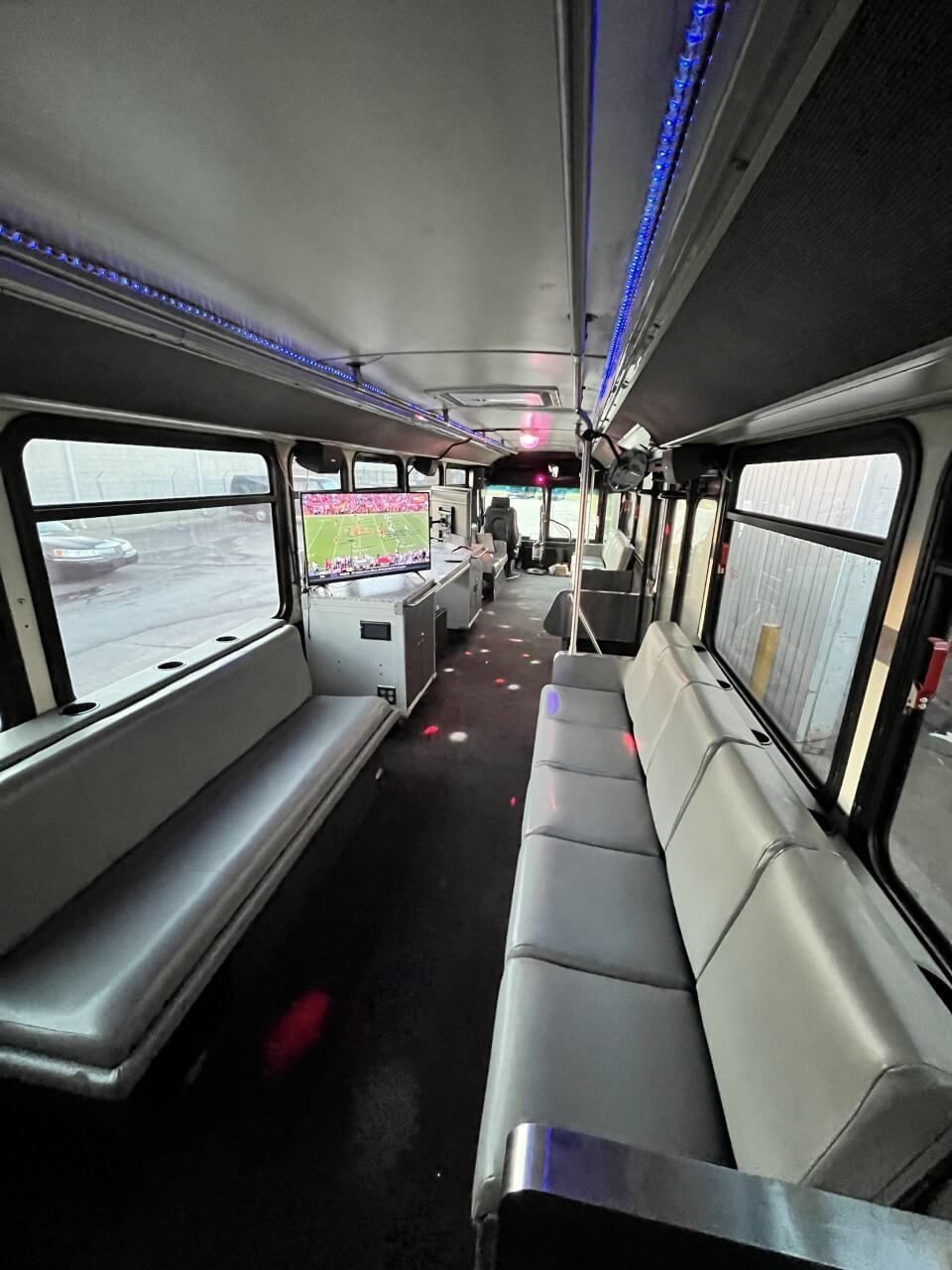 Party bus full of friends heading to KC haunted house tours