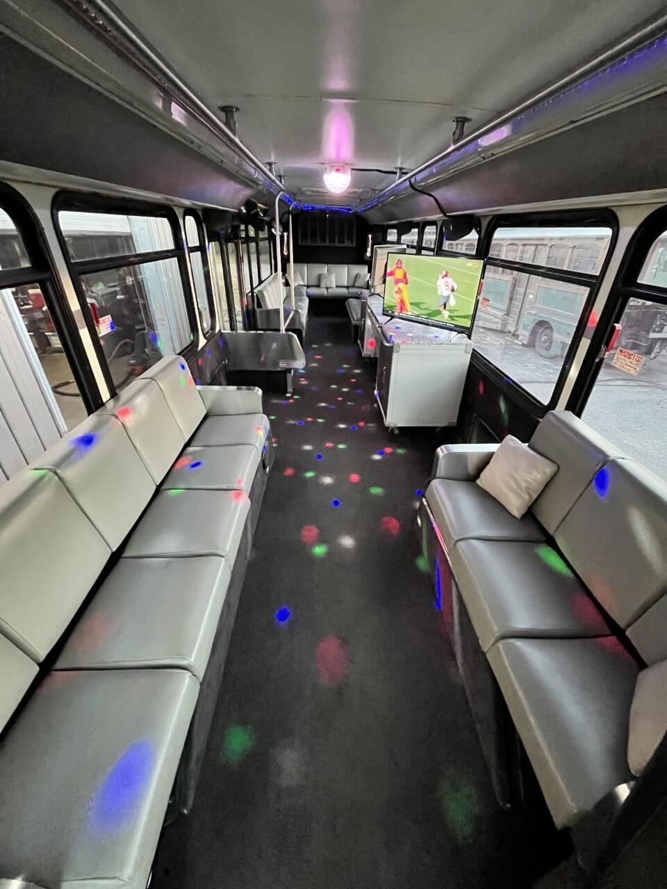 Limo bus rental service Overland Park KS