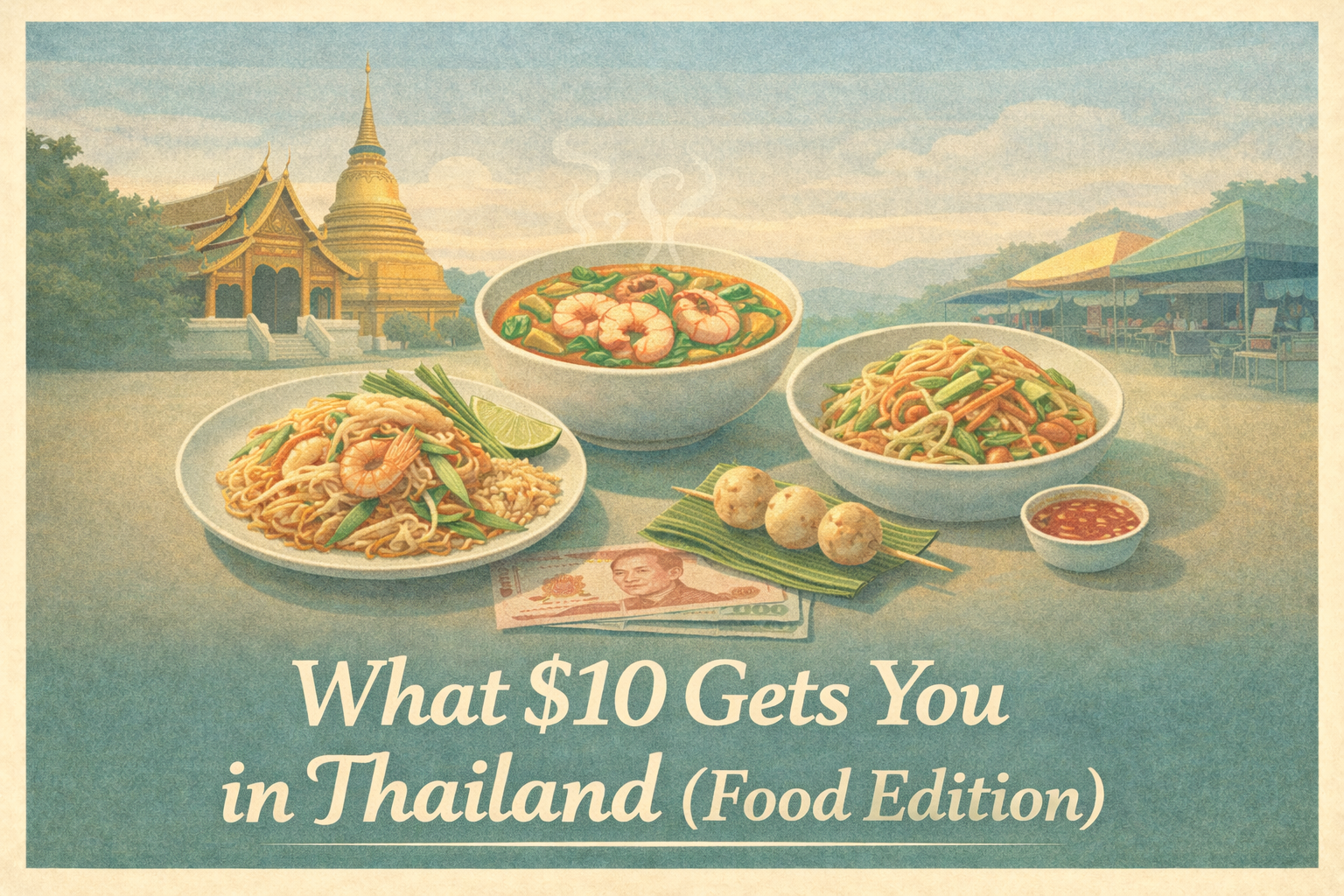 A full day of eating in Thailand for just $10 if you know where to go
