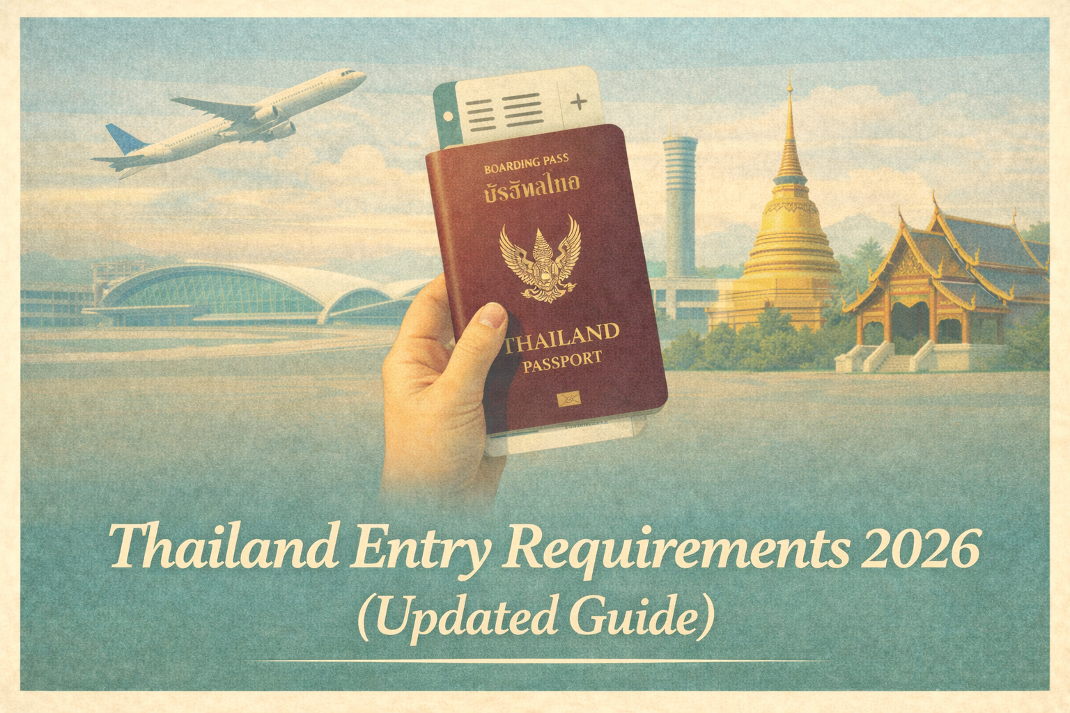 Thailand entry requirements 2026 visa passport rules infographic