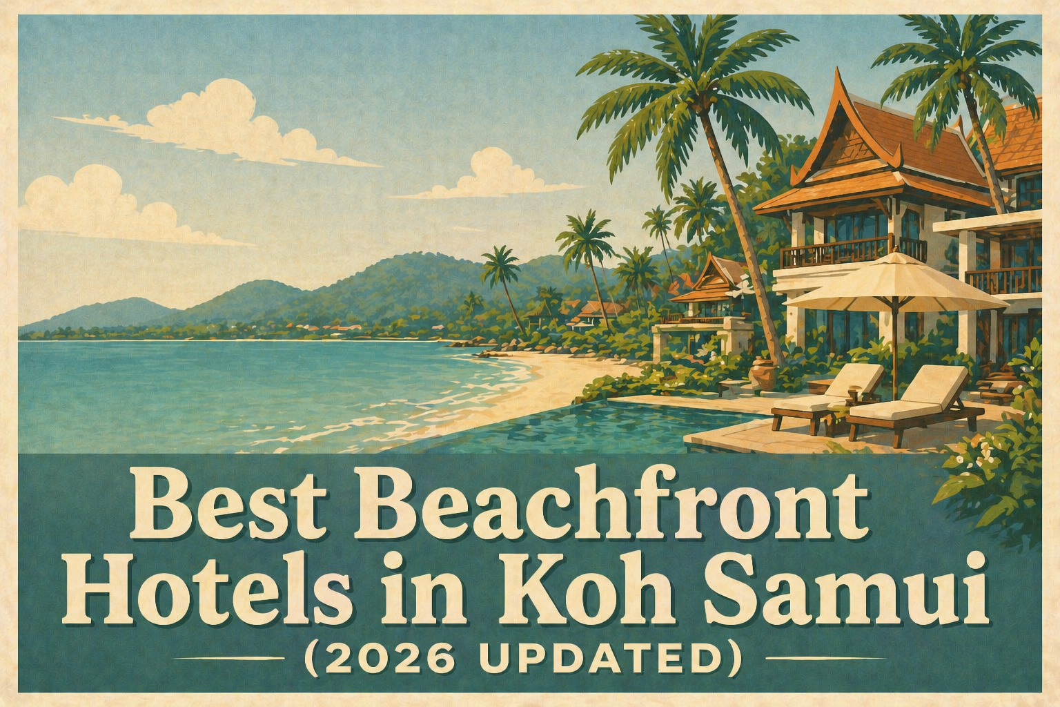 best beachfront hotels Koh Samui 2026 luxury villas and beach resorts Thailand