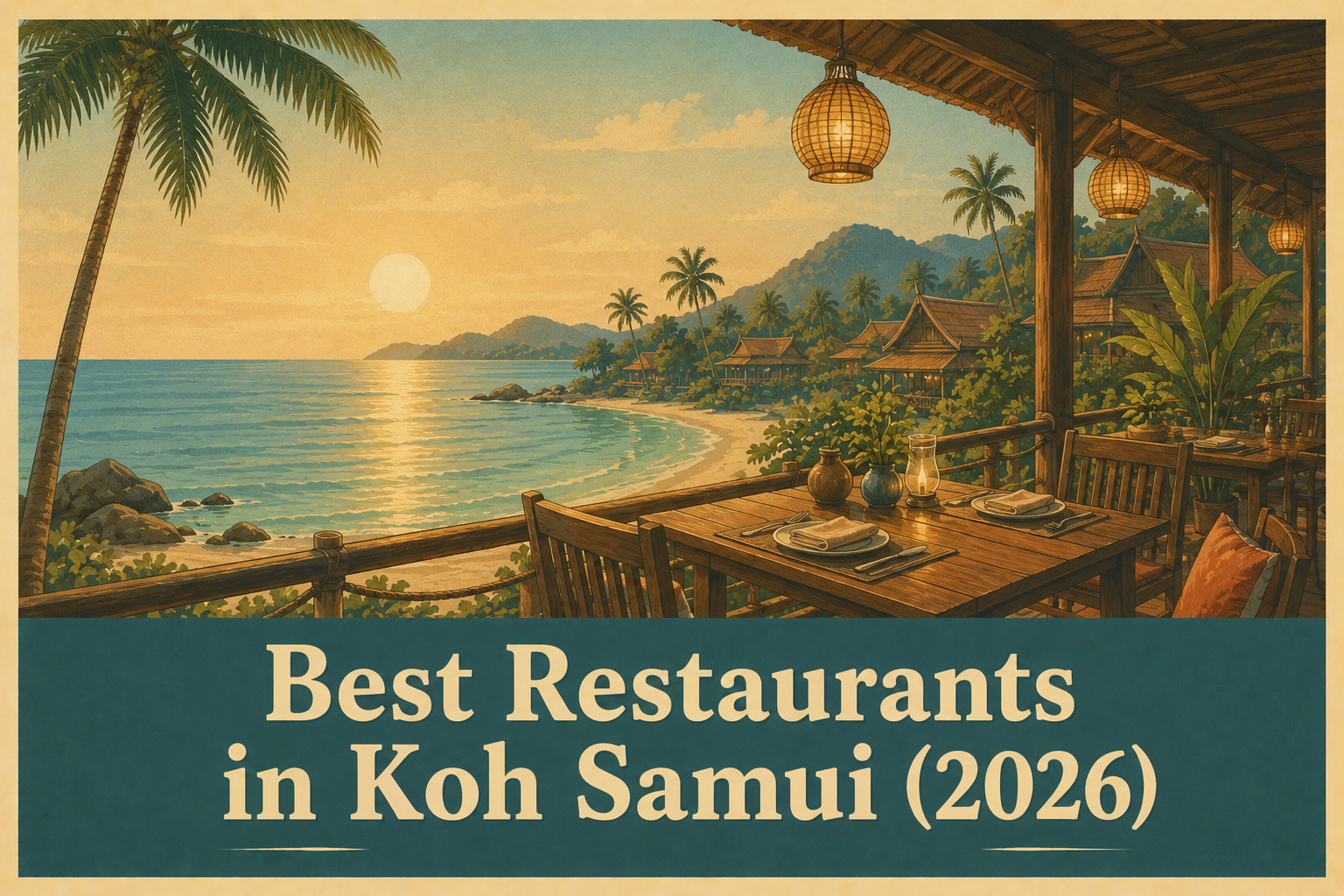 Best restaurants in Koh Samui with seafood, sunsets, and beachfront dining